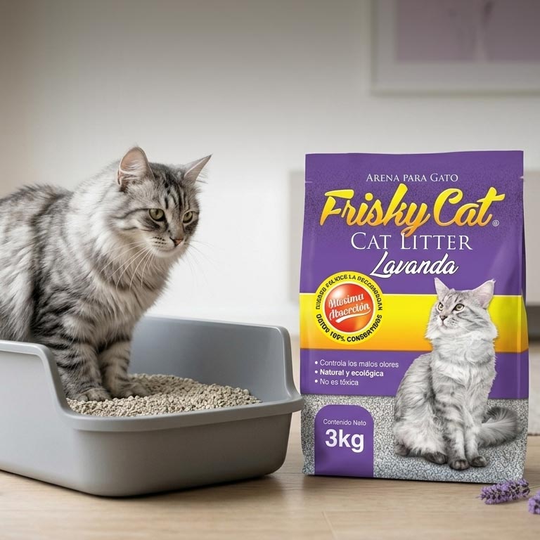 Arena-para-gato-con-aroma-bolsa Arena para gato con aroma Frisky Cat