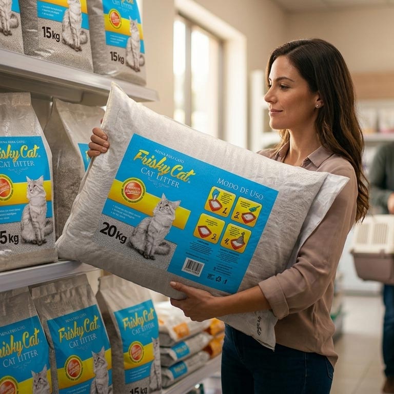 Frisky-Cat-Arena-para-Gato-de-Bentonita-Saco-20-mujer